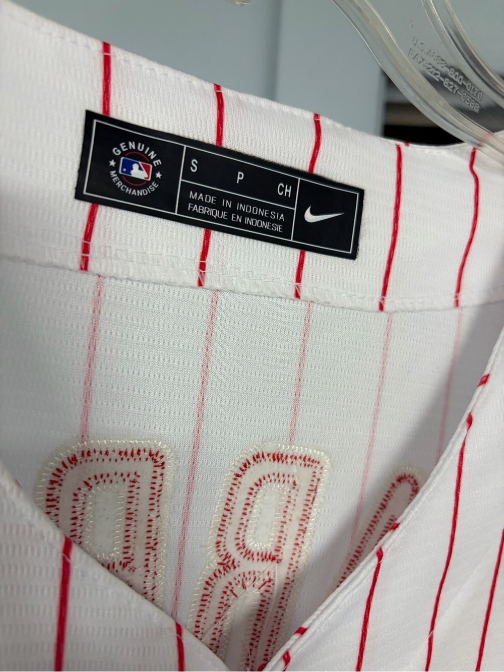 Philadelphia Phillies Bryce Harper nike MLB official home baseball jersey Small - Picture 6 of 12
